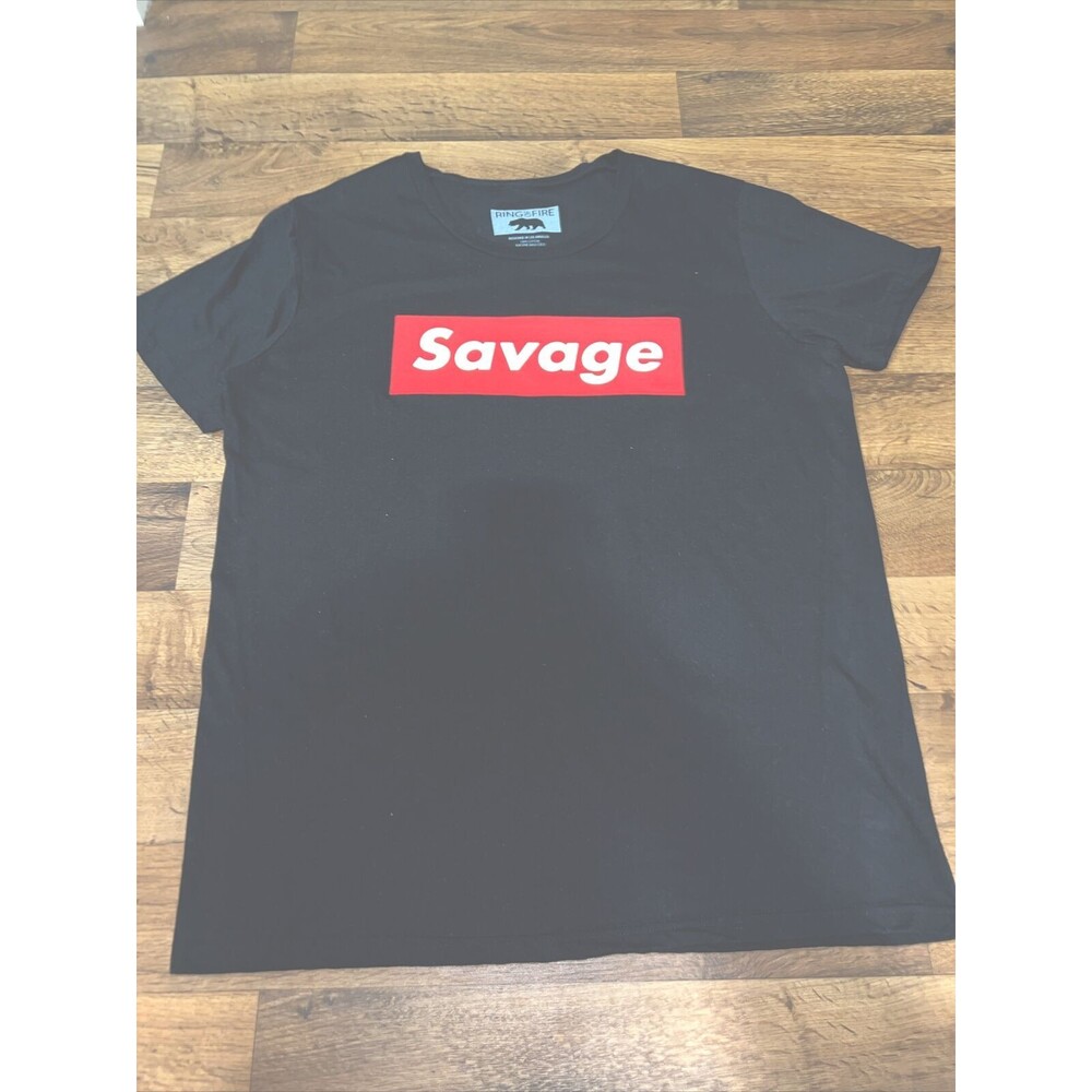 Rings Of Fire “Savage” Men’s T-Shirt  *NEW